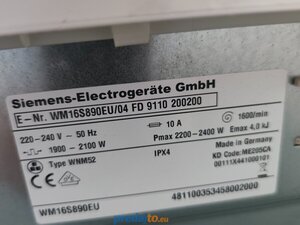 Predám plne funkčnú práčku Siemens