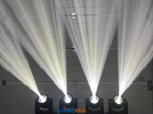 Výkonné LED Beam 150W – Nové, kompaktné otočné hlavy