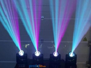 Výkonné LED Beam 150W – Nové, kompaktné otočné hlavy - 3