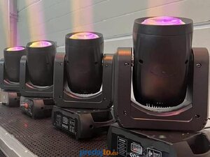 Výkonné LED Beam 150W – Nové, kompaktné otočné hlavy - 12