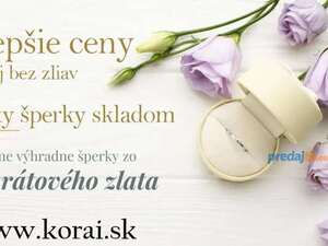 Zľavy na zlaté šperky zo 14k zlata Korai